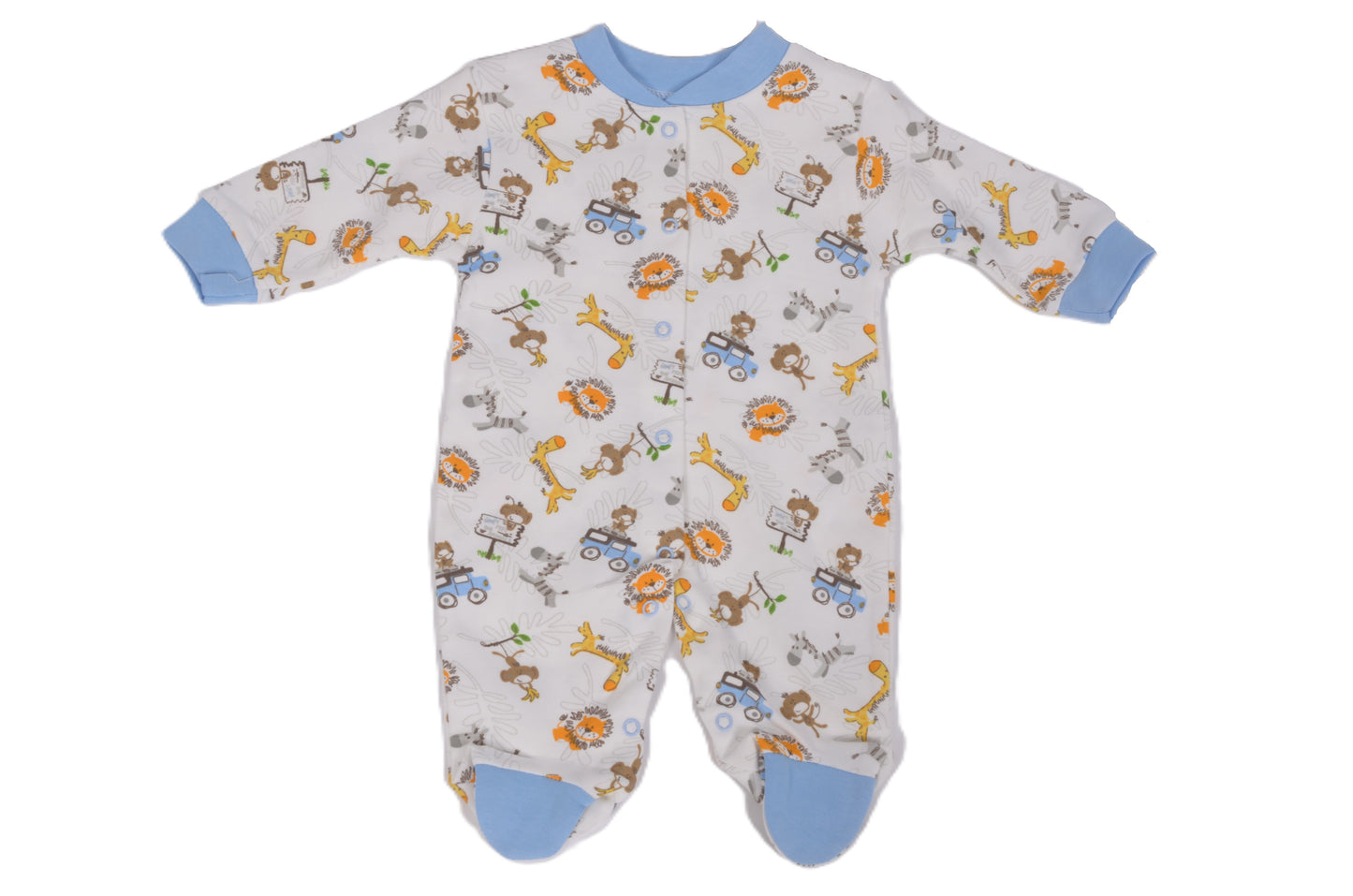 Бебешки гащеризон с животински десен