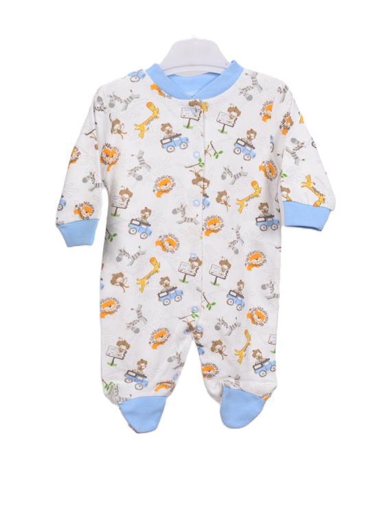 Бебешки гащеризон с животински десен