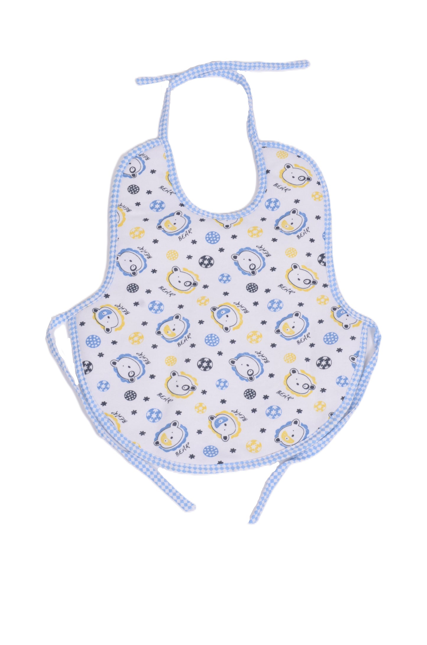 Бебешки лигавник с мечета и сини детайли