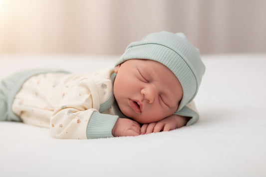 Бебешки комплект от 4 части в нежен десен „Горски животни“