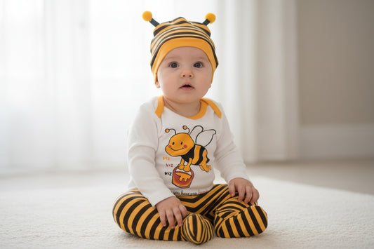 Бебешки комплект „Little Bee“ – 3 части