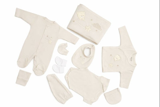 Комплект за изписване “Little Star” – 10 части, екрю