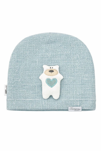Бебешка шапка “Little Bear” – цвят светло си
