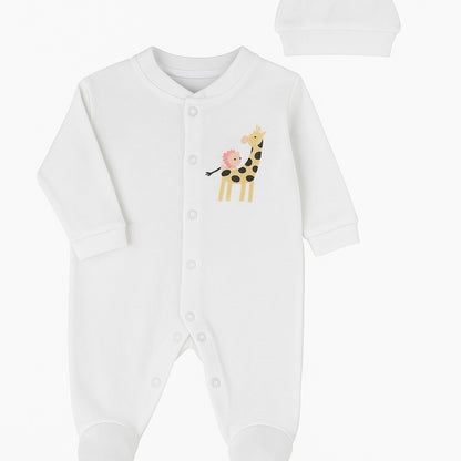 Гащеризон „Жирафче Прегръдка“ с шапчица