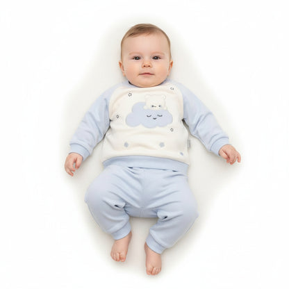 Бебешки комплект “Little Cloud” – 2 части, светлосиньо