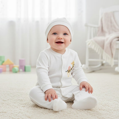 Гащеризон „Жирафче Прегръдка“ с шапчица