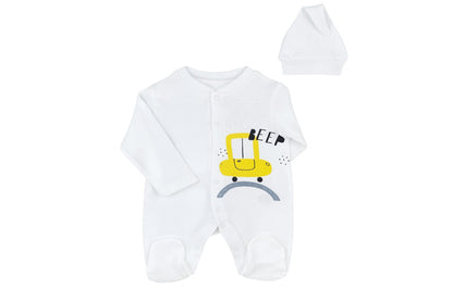 Гащеризон с шапчица “Beep Beep”