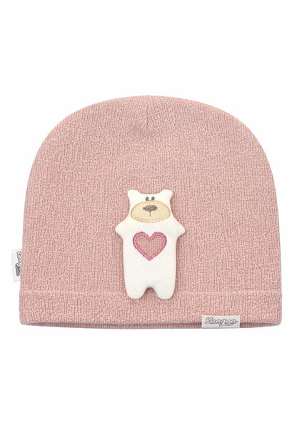 Бебешка шапка “Little Bear” – цвят розов