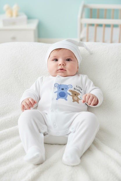 Гащеризон с шапчица “Little Brother”