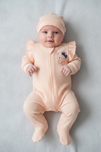 Гащеризон Пухено Прасковено Мече с шапчица