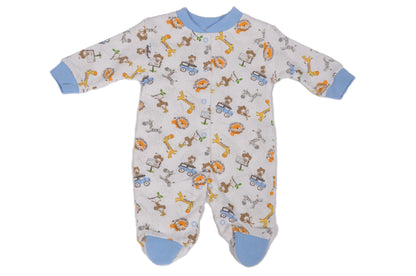 Бебешки гащеризон с животински десен