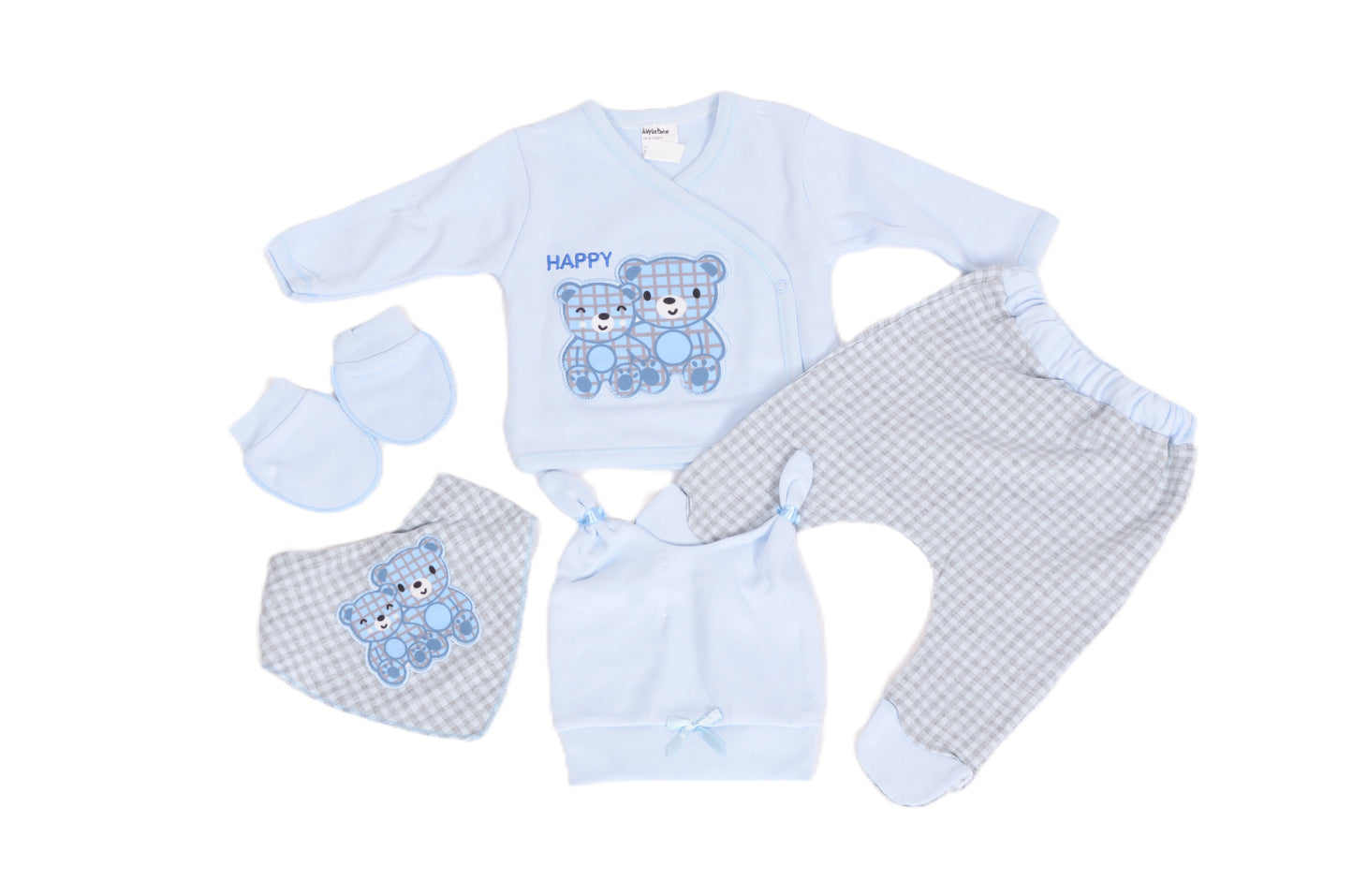 Бебешки комплект „Happy Bears“ – 5 части