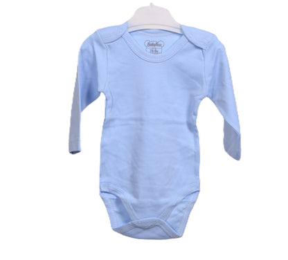 Бебешко боди с дълъг ръкав – синьо