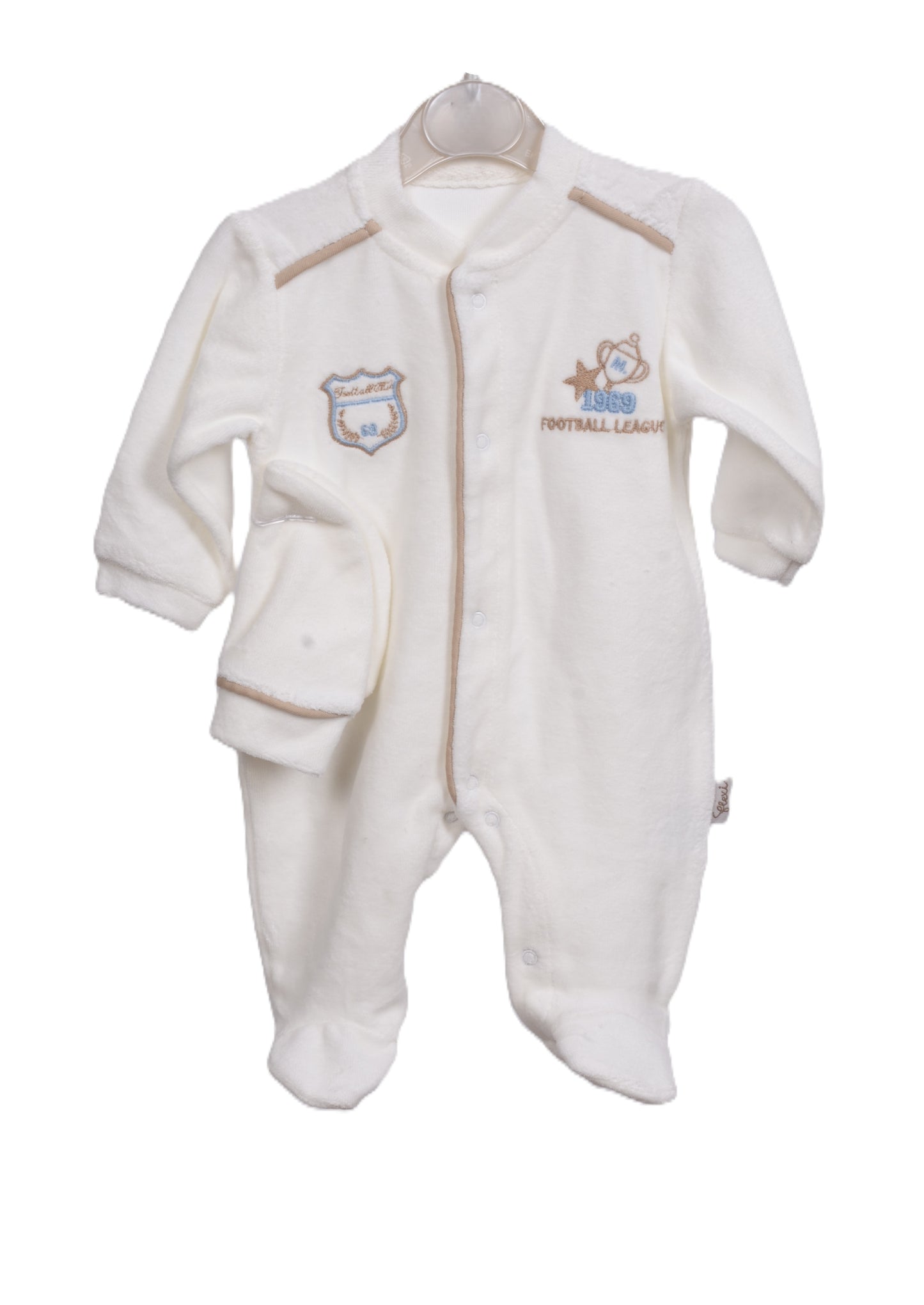 Бебешки гащеризон с шапчица „Football League“