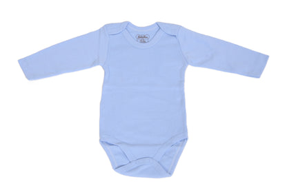 Бебешко боди с дълъг ръкав – синьо