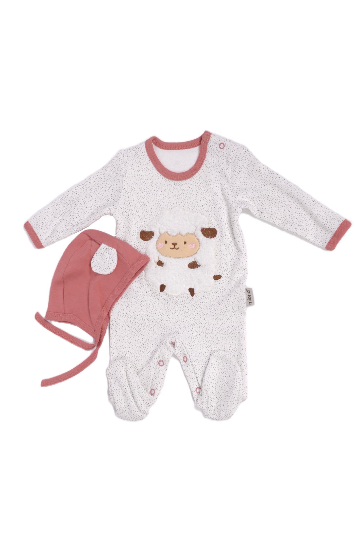 Бебешки гащеризон „Sweet Sheep“ с шапчица – 2 части