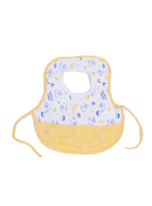 Бебешки лигавник с мечета и жълти детайли
