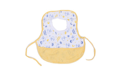 Бебешки лигавник с мечета и жълти детайли