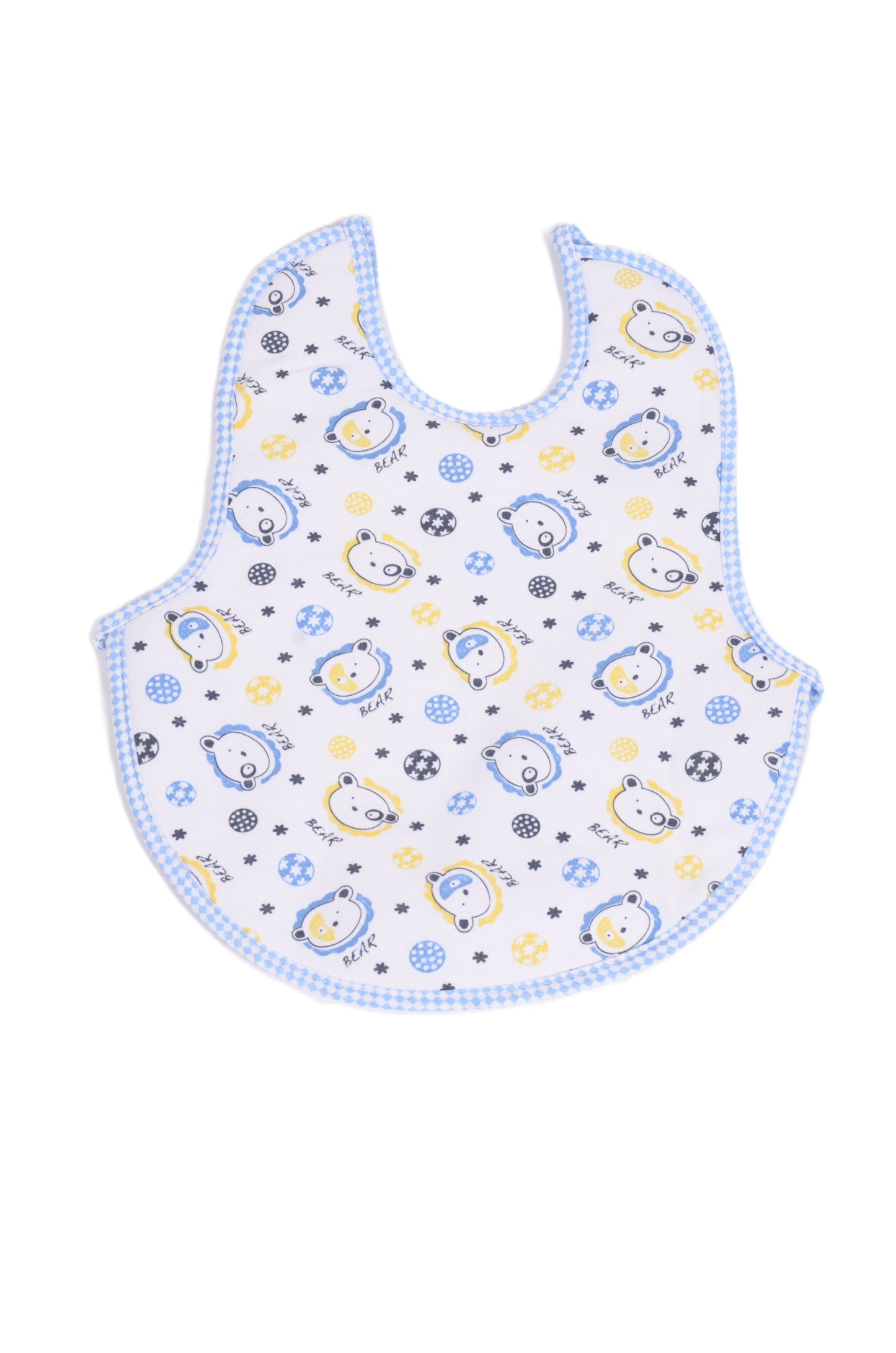 Бебешки лигавник с мечета и сини детайли