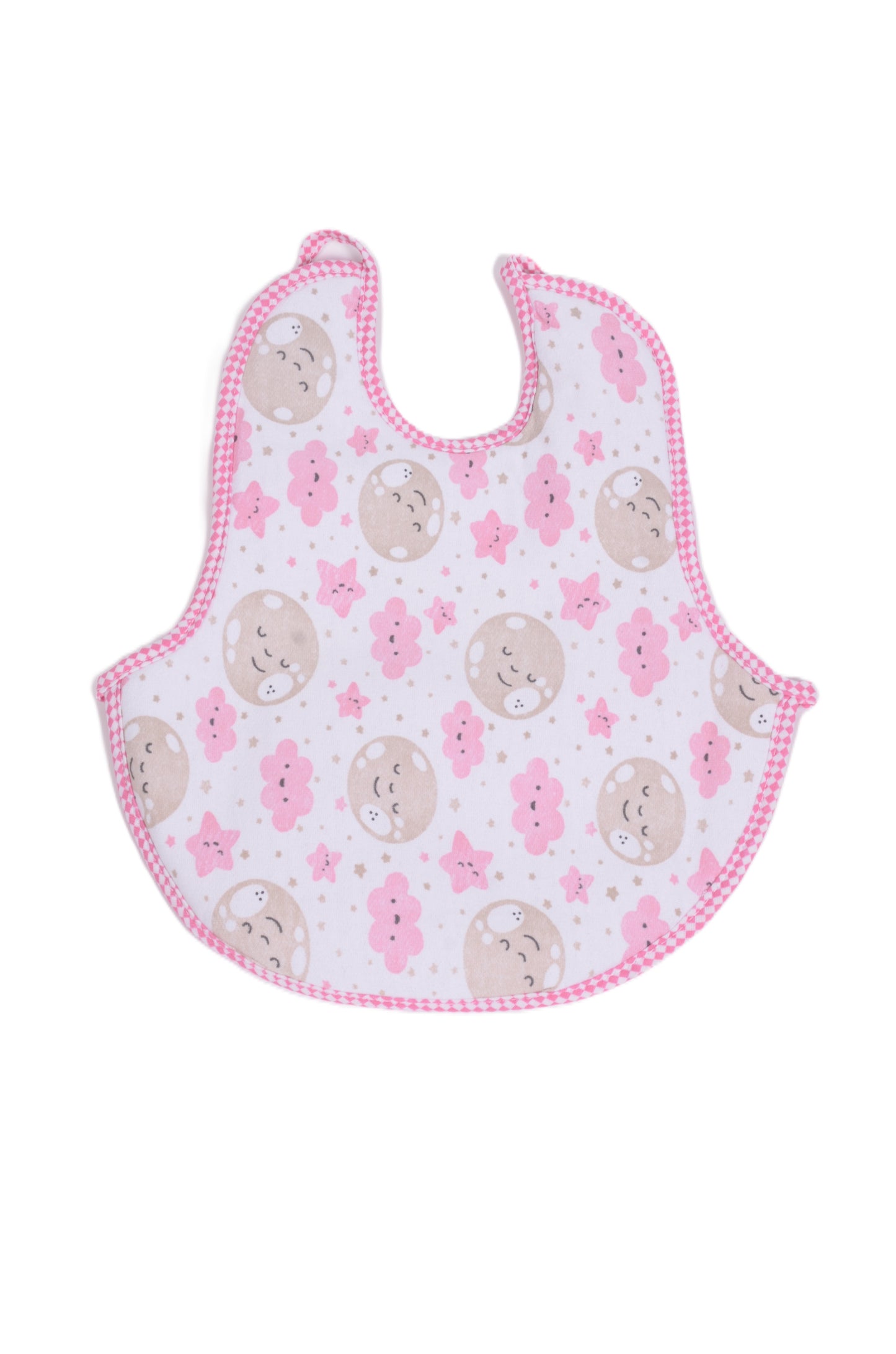 Бебешки лигавник с луни и звездички