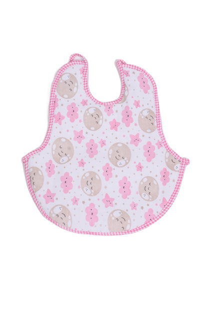 Бебешки лигавник с луни и звездички