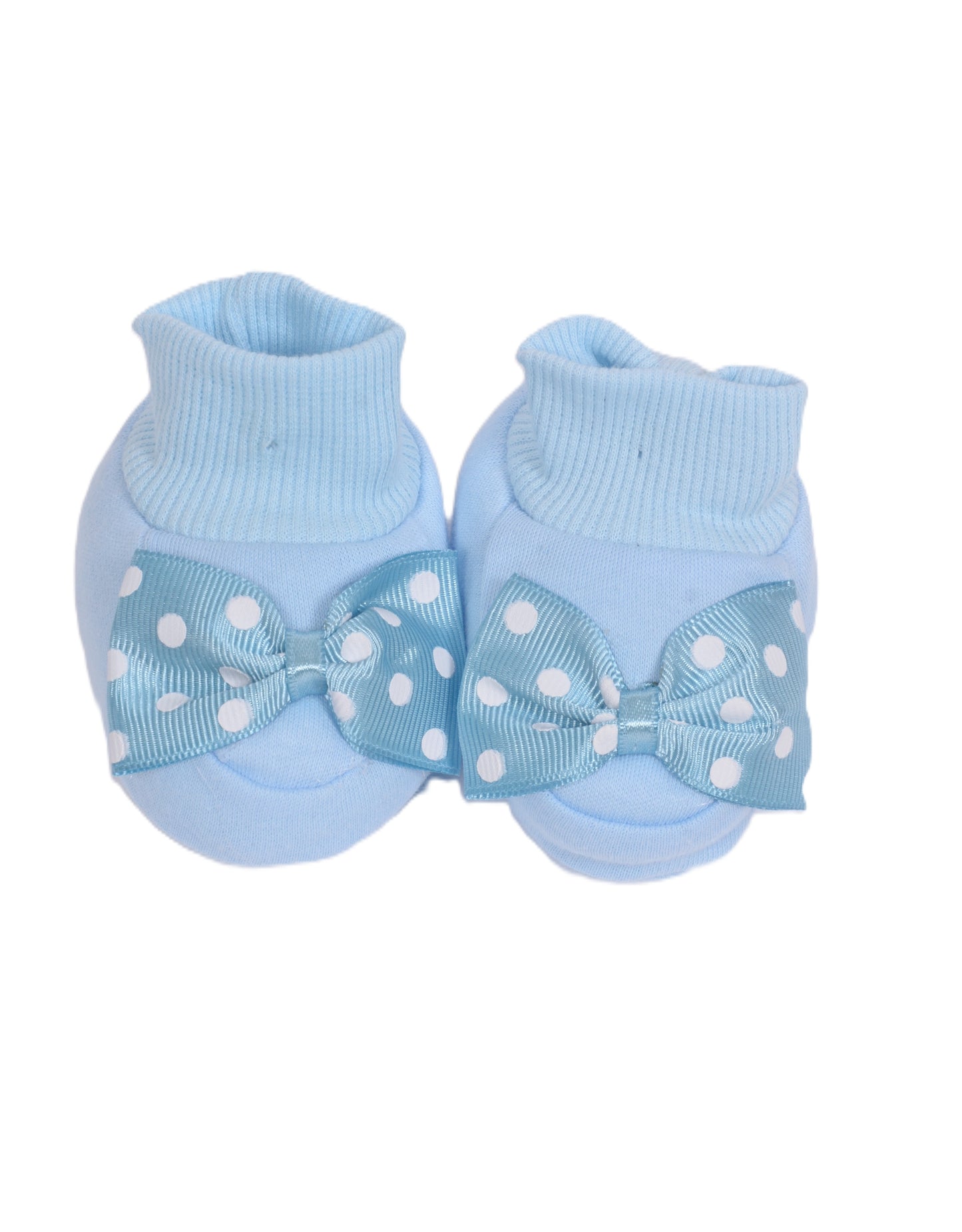 Бебешки буйки с панделка – светлосини