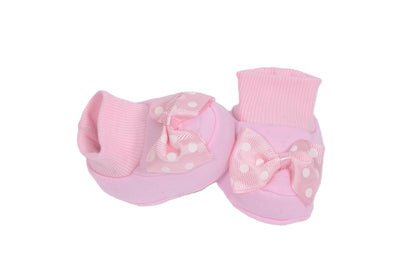 Бебешки буйки с панделка – розови