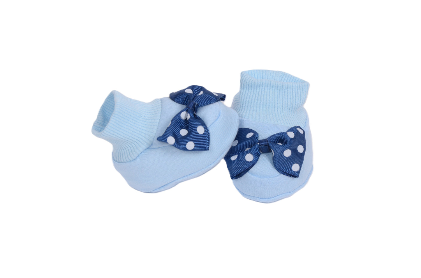 Бебешки буйки тъмносини панделки