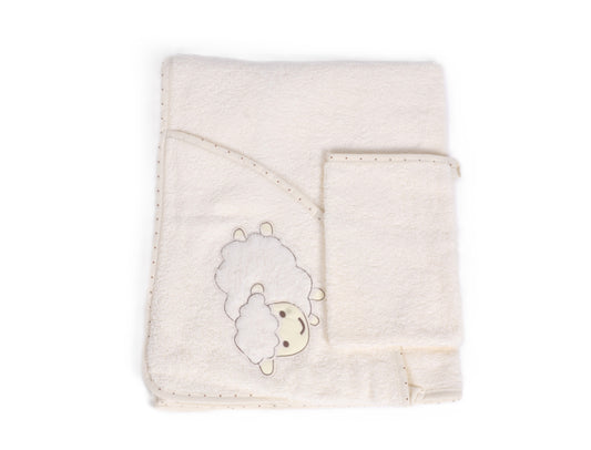 Бебешка пелена с качулка „Агънце“
