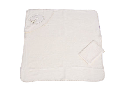 Бебешка пелена с качулка „Агънце“