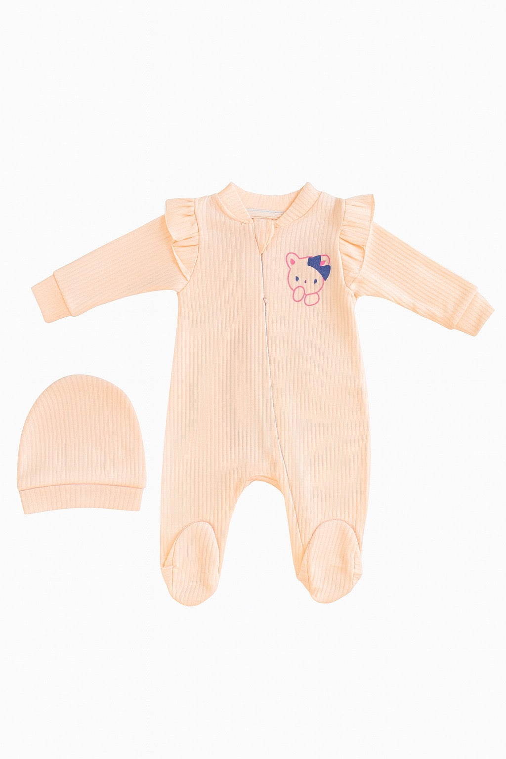 Гащеризон Пухено Прасковено Мече с шапчица