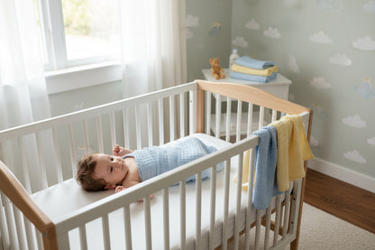 Комплект от меки памучни кърпички в нежни пастелни цветове