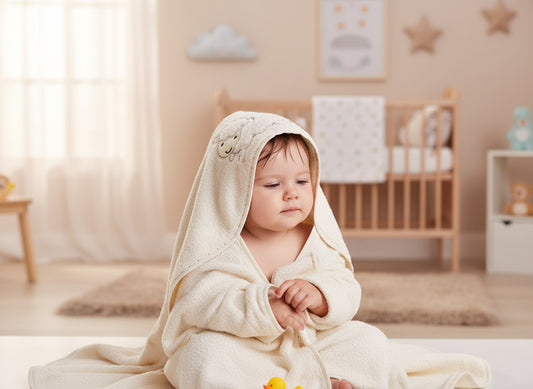 Бебешка пелена с качулка „Агънце“