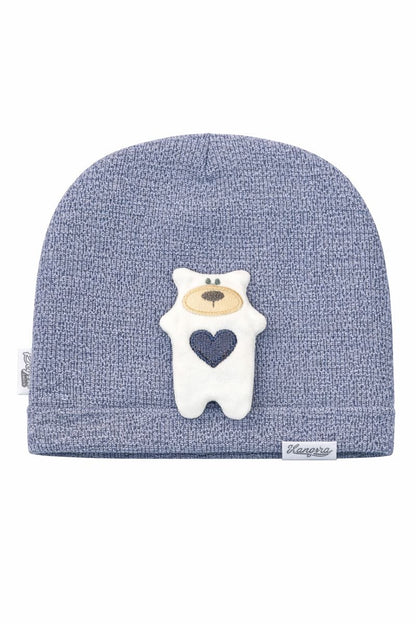 Бебешка шапка “Little Bear” – цвят синьо