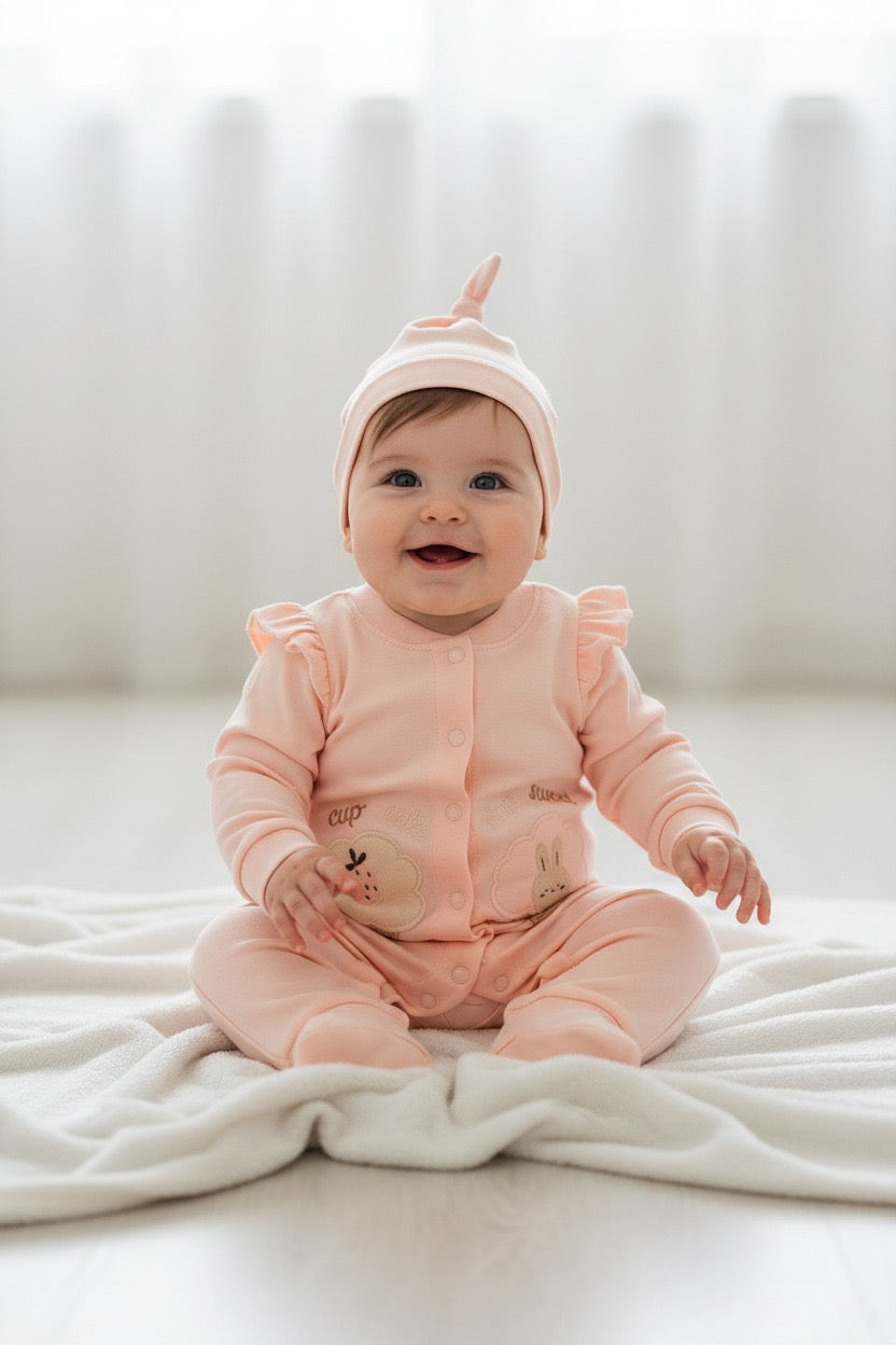 Гащеризон „Сладки Къпкейкове“ с шапчица