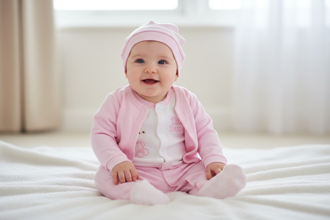 Комплект бебешки дрешки „Little Lucky“ – 8 части