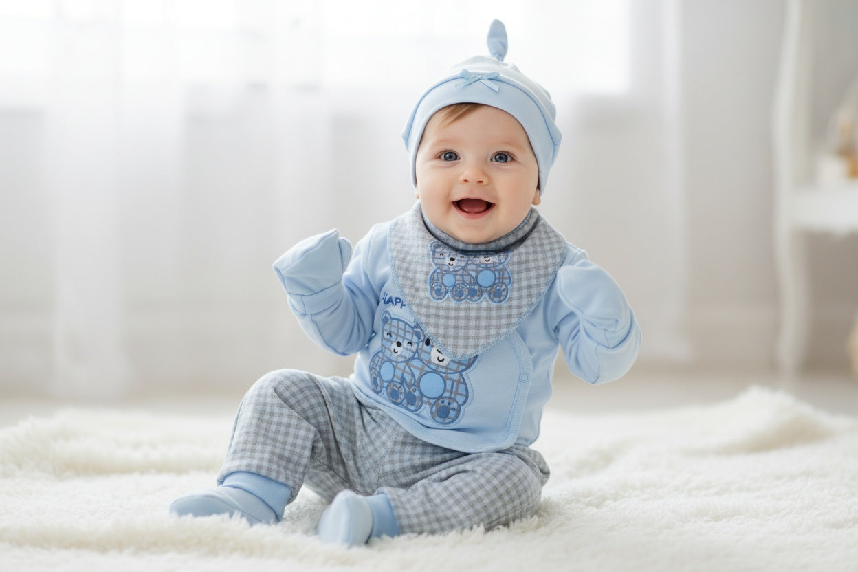 Бебешки комплект „Happy Bears“ – 5 части