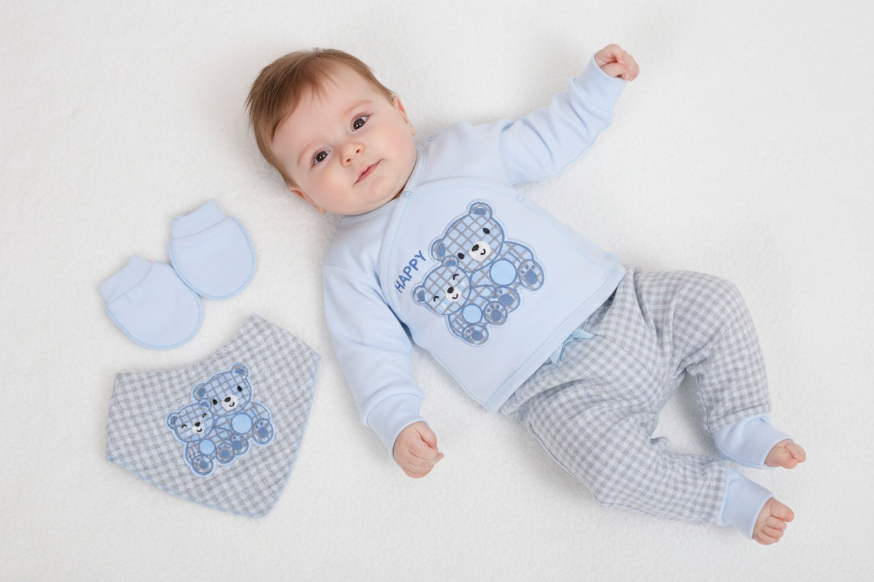 Бебешки комплект „Happy Bears“ – 5 части