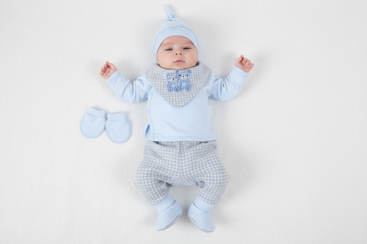 Бебешки комплект „Happy Bears“ – 5 части