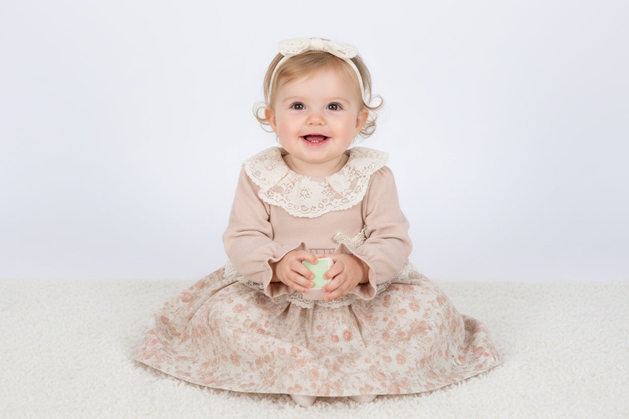 Бебешка рокля „Romantic Rose“