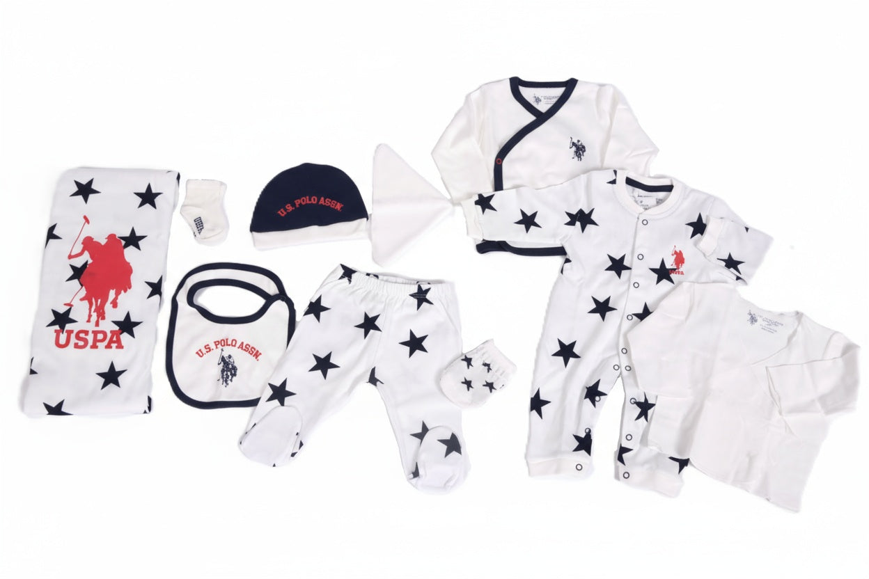 Бебешки комплект U.S. Polo Assn. “Star Baby” – 10 части