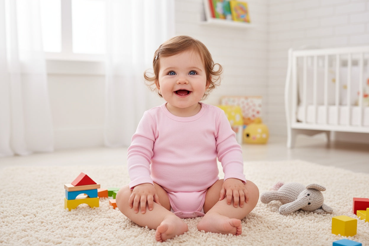 Бебешко боди „Pink Basic“