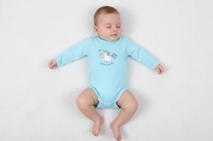 Бебешко боди с дълъг ръкав „Little Unicorn“