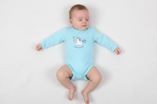 Бебешко боди с дълъг ръкав „Little Unicorn“