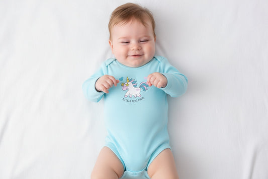 Бебешко боди с дълъг ръкав „Little Unicorn“