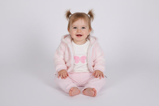 Бебешки комплект „Pink Butterfly“ – 3 части