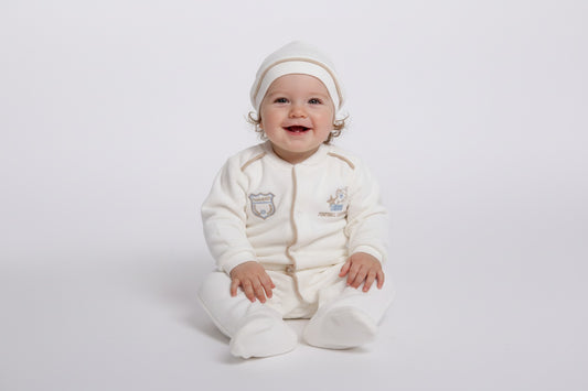 Бебешки гащеризон с шапчица „Football League“