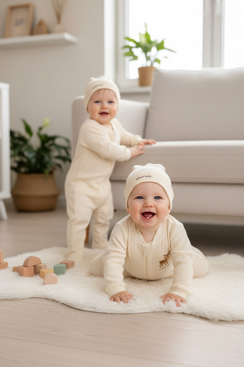 Комплект от 2 части „Малко Еленче – Крем“