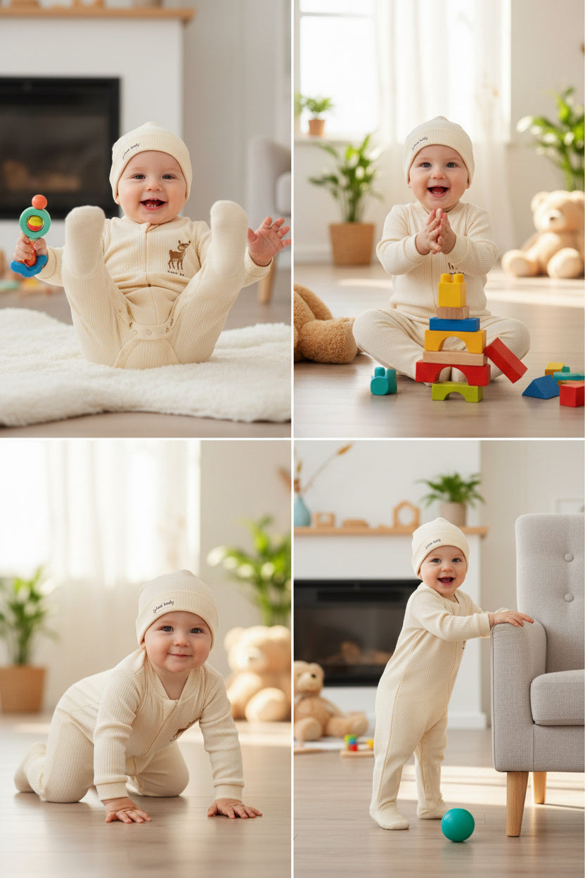 Комплект от 2 части „Малко Еленче – Крем“