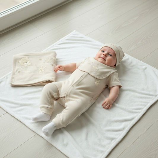 Комплект за изписване “Little Star” – 10 части, екрю